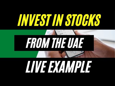 How to buy Stocks from UAE - Live Example