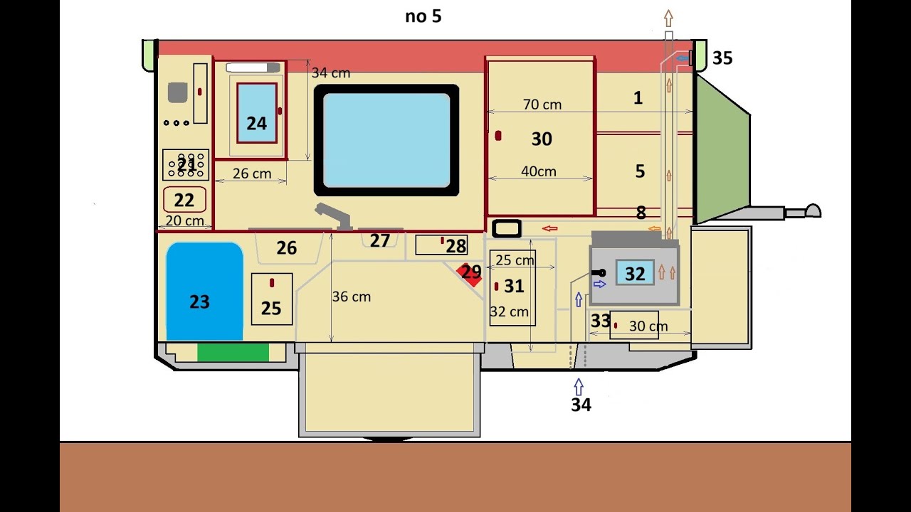Rysunki przyczepy z wymiarami