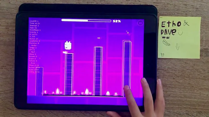 Geometry Dash - level 1 Stereo Madness (All Secret Coins)