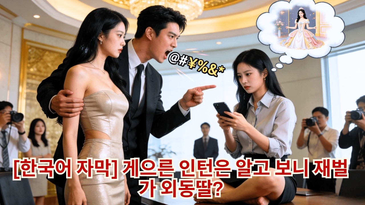 회사에서 빈둥대다 꾸지람을 들었는데, 약혼자는 내가 재벌가 외동딸인 줄 모른다! 직원들 모두 보는 앞에서, 나는 은행 지점장에게 전화해 3억 원을 가져오라 했다! #drama#촌극