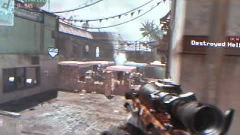 MW3 720 NO SCOPE TRICK SHOT
