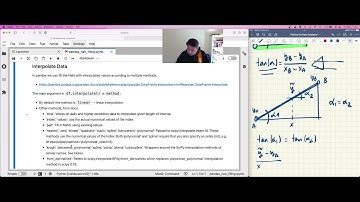 Linear interpolation with Pandas