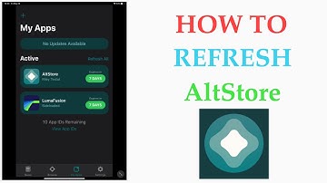 How to refresh AltStore
