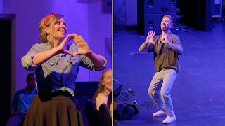 Matt Mathews Learns Sign Language | Crowd Work