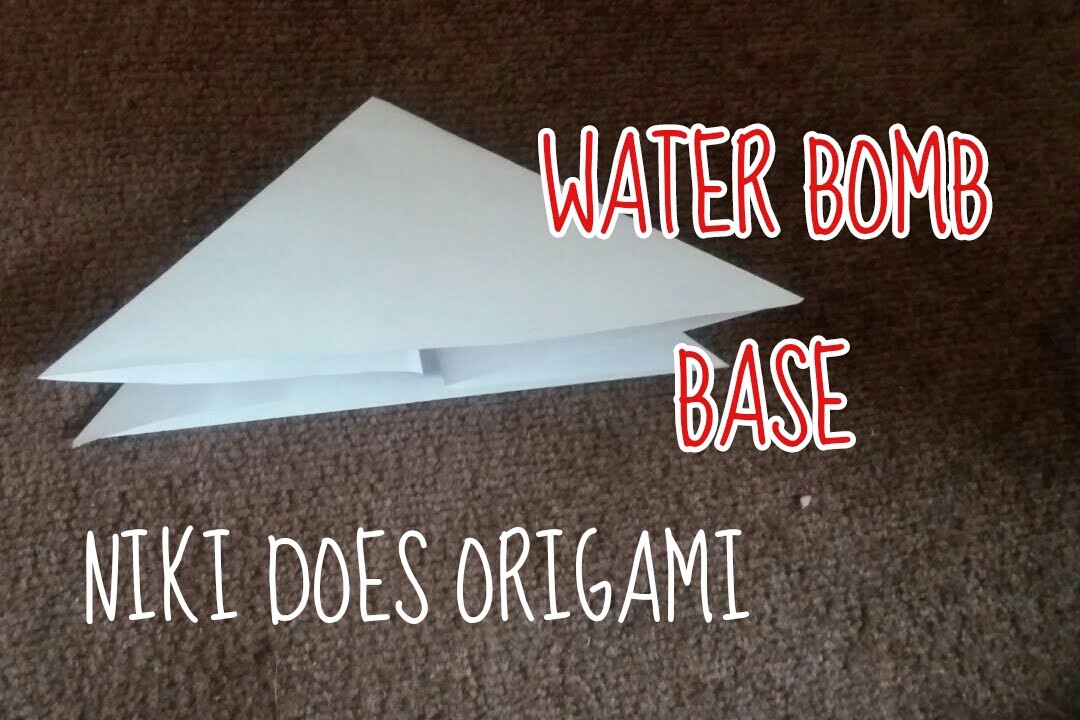 ORIGAMI WATER BOMB BASE TUTORIAL YouTube