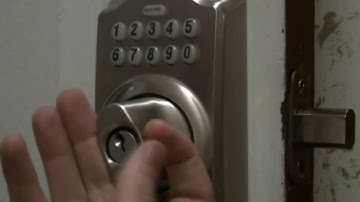 (42) Picking and Gutting Schlage Electronic Deadbolt model BE365 (spp)