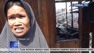 KEBAKARAN DI KAPUAS HANGUSKAN ENAM RUMAH DAN SATU BARAK