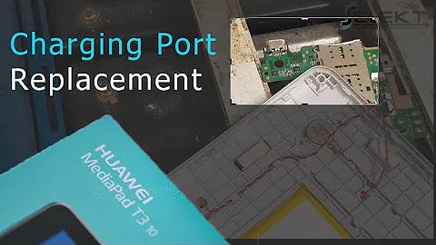 Huawei MediaPad T3 10 Charging Port Replacement Tutorial / sostituzione della porta di ricarica