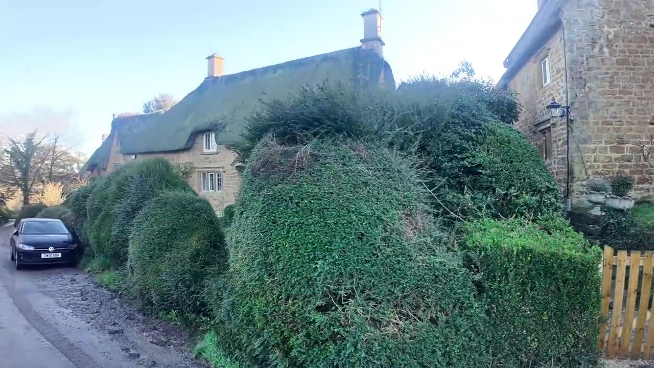 Great Tew walk through Oxfordshire UK