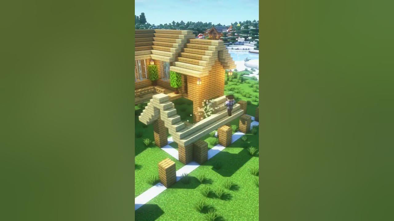build-a-simple-wooden-house-minecraft-minecrafttutorial-videoshort