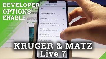 KRUGER & MATZ Live 7 DEVELOPER OPTIONS / How to Enable OEM Unlocking