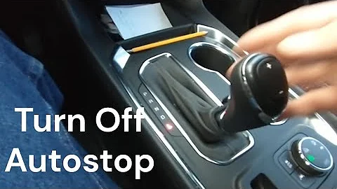 How to Turn Off Autostop 2020 Chevrolet Traverse