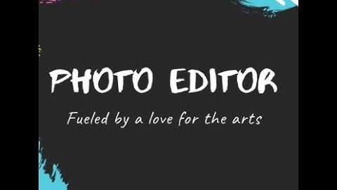 Photo editor app on thunkable