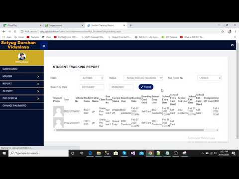 Real time tracking n status