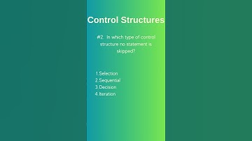 Control Structures| AQ Digi Space