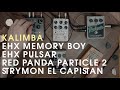 Kalimba, EHX Memory Boy, Red Panda Particle V.2, Strymon El Capistan dTape Delay, EHX Memory Boy