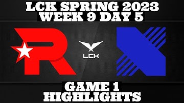 KT vs DRX - Game 1 Highlights | Week 9 Day 5 LCK Spring 2023 | By Pro Esports Highlights