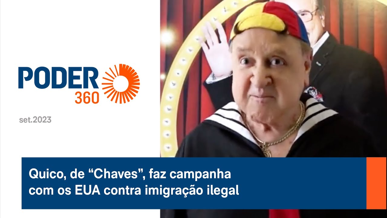 Quico, de “Chaves”, faz campanha com os EUA contra imigração ilegal