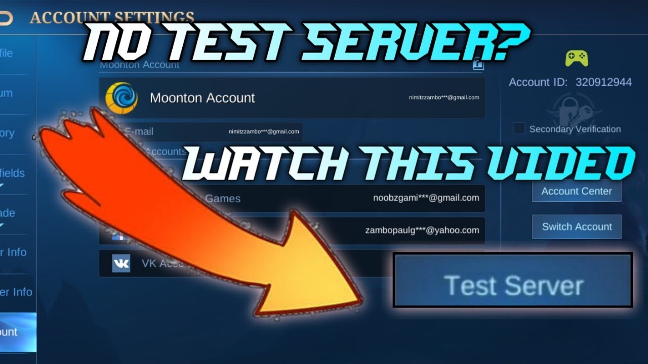 Мобайл легенд тест сервер. Как зайти на тестовый сервер мобайл легенд. Как попасть на тестовый сервер мобайл Легендс.