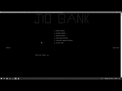 SIMPLE BANKING SYSTEM IN C++ | Source Code & Projects