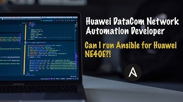 Can I run Ansible Playbook for Huawei NE40E?