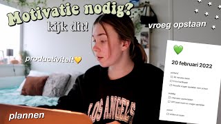 KIJK DIT ALS JE MOTIVATIE NODIG HEBT!! *productieve dagen in mijn leven + Lyko shoplog!⭐*