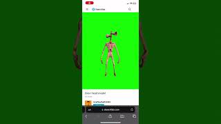 Siren Head Green Screen