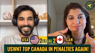 USWNT overcome CANADA in CRAZY game to lift trophy!  | SheBelieves Cup final USA v CANADA Reaction