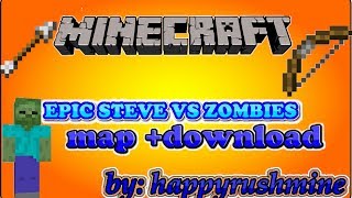 minecraft: mini games map - EPIC STEVE VS ZOMBIES MAP +download screenshot 5