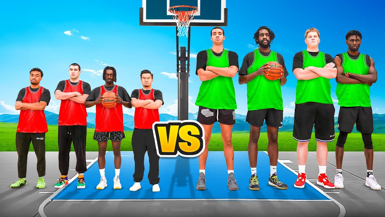 Can 5ft Hoopers Beat 7Ft Hoopers in Trampoline Basketball?