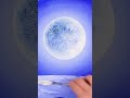 Beautiful Moonlight Painting 💗 #shortspainting #painting