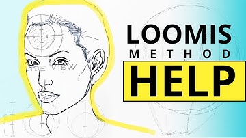 Wanna Know How To Draw Lines Accurately? - Portrait Drawing Loomis Method