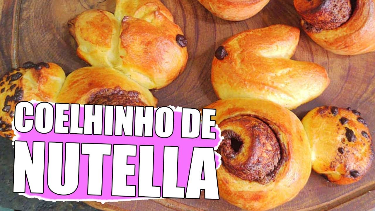 COMO FAZER PÃO GOURMET FOFINHO E RECHEADO COM NUTELLA @receitandosabores 