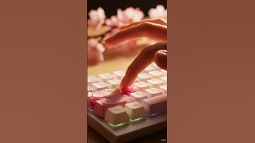 Typing Through the Elements ✨ | The Most Satisfying AI Keyboards Ever #shortsviral #relaxing #asmr