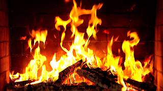 🔥 Fireplace 4K UHD! Fireplace with Crackling Fire Sounds. Fireplace Ambience