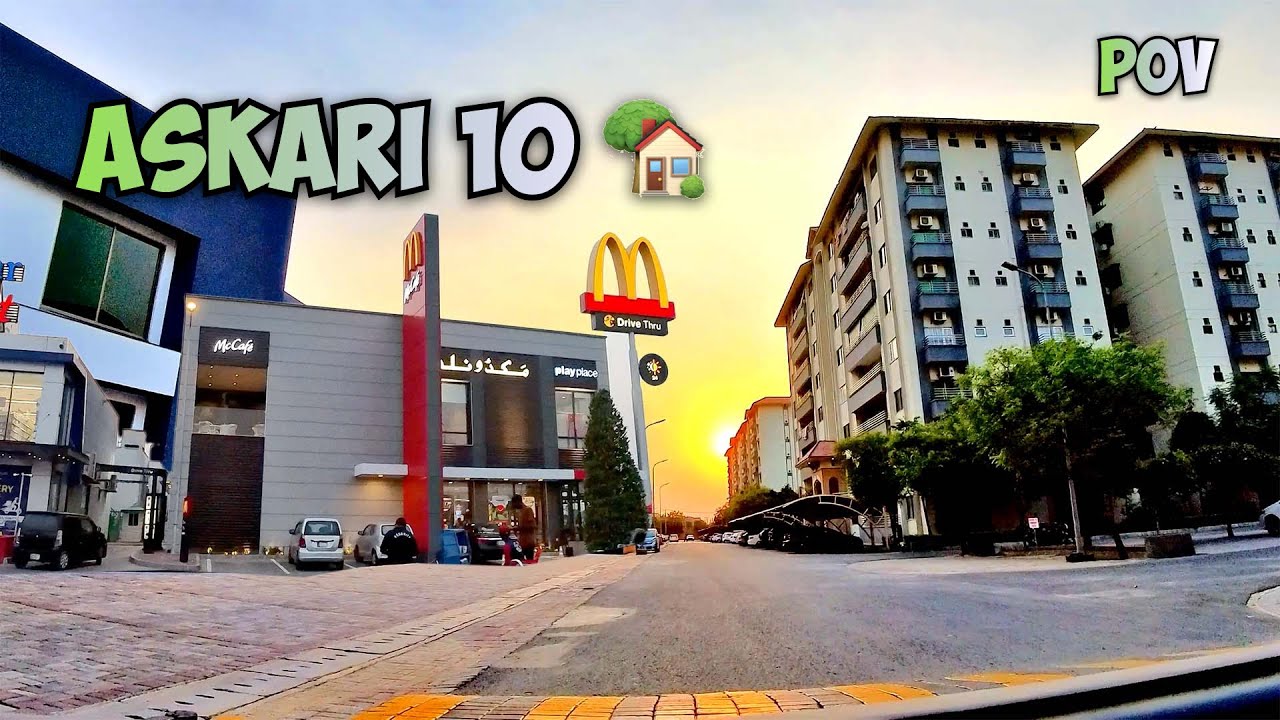 Askari 10 Lahore | Peaceful Community POV Drive | Hidden Gem Vlog