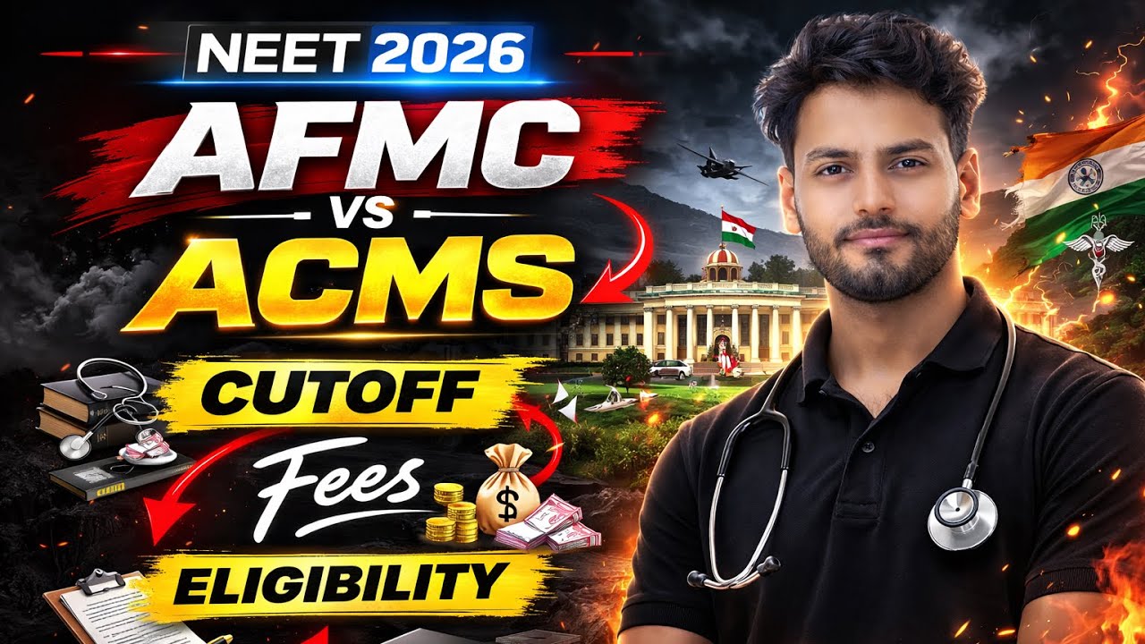 All about AFMC vs ACMS | AFMC vs ACMS | NEET2026 | Fees, cutoff, eligibility | Mbbs 