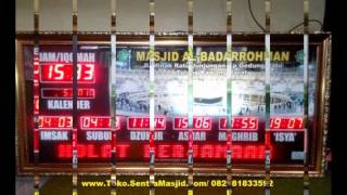Jam Jadwal Sholat Digital Masjid SULAWESI UTARA