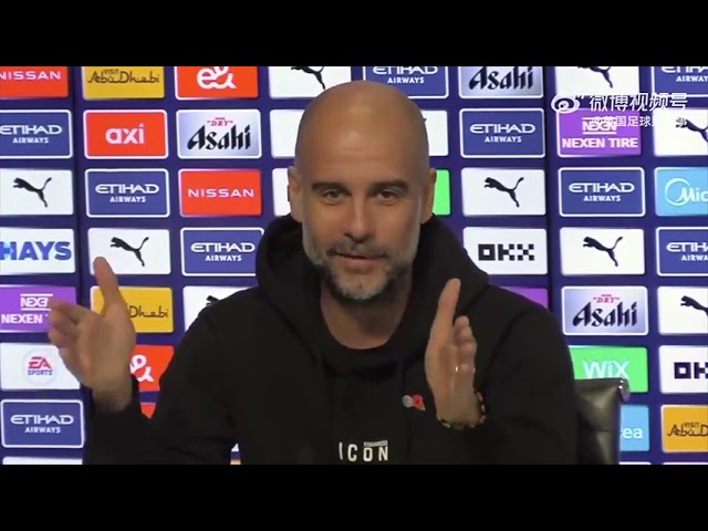 真正的快乐😁瓜迪奥拉：希望斯特林快乐，他快乐我们就快乐