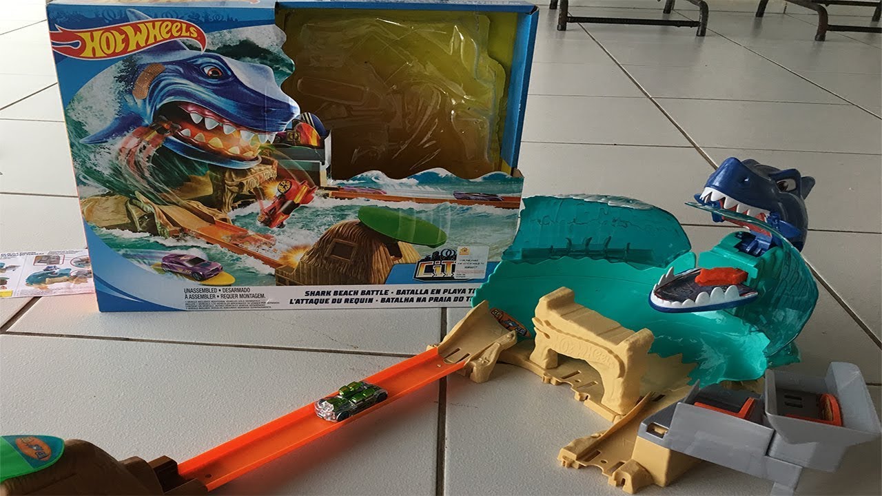 Pista Ataque Tubarão, Hot Wheels, Mattel : : Brinquedos e Jogos