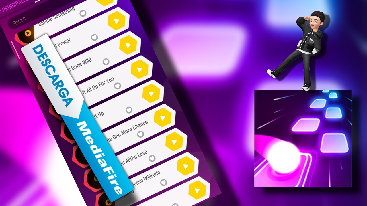 Tiles Hop 🎹 HACK todo ILIMITADO 😱 (MEDIAFIRE) YouTube