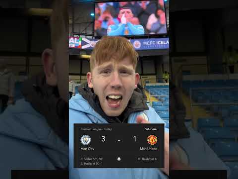 Manchester City 3-1 Manchester United - Post Match Reaction #shorts