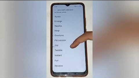 how to set default notification sound in oppo a1k