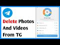 How To Delete Photos And Videos From Telegram | Delete Images From Telegram