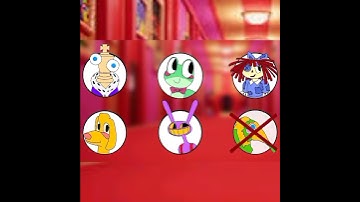 The amazing digital Circus Timeline of characters abstracted #tadc #shorts #pomni