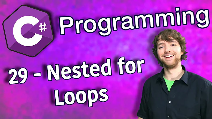 C# Programming Tutorial 29 - Nested for Loops (Triangles and Pyramids)
