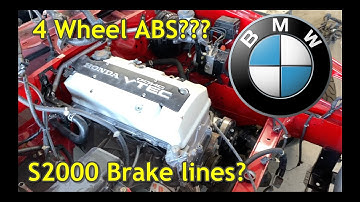 Building an e30 m3 conversion part 23: Routing rear brake lines and engine bay lines!