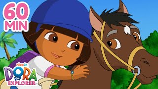 Most Daring Animal Rescues With Dora 1 Hour Dora The Explorer