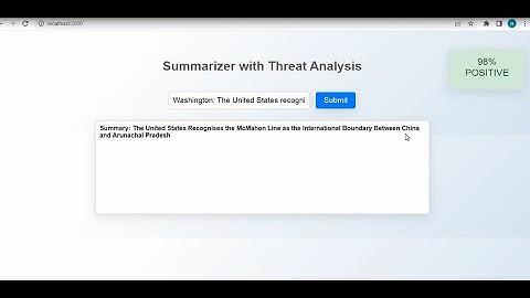 React-Flask-Project-Summarizer with Threat Analysis