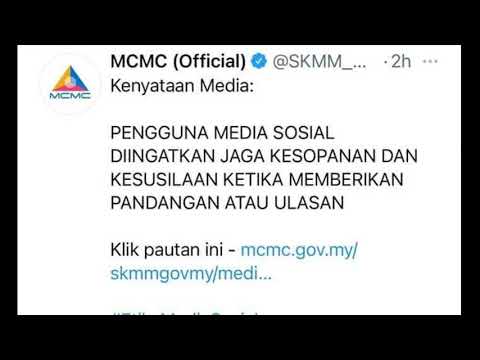 The story of how MCMC (Official)/SKMM Twitter Account got deactivated